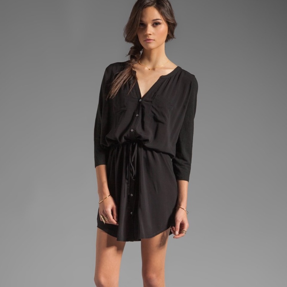 Joie Dayle Dress xs Black NWT